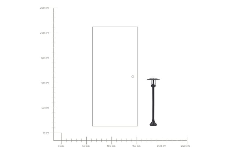 Palaia Polletlampa 98 cm E27 - Svart - Belysning & el - Utomhusbelysning