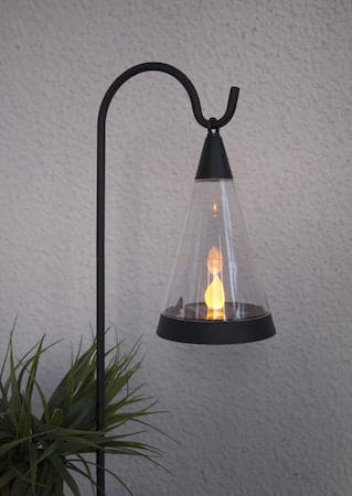 Pisa Solcellsdekoration 70 cm - svart och transparent - Belysning & el - Utomhusbelysning - Solcellslampa & solcellsbelysning