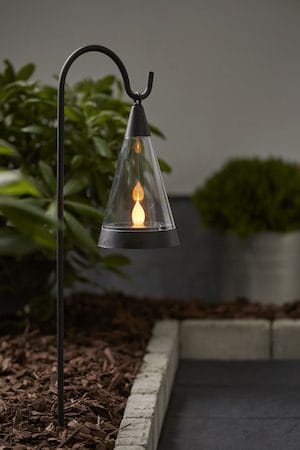 Pisa Solcellsdekoration 70 cm - svart och transparent - Belysning & el - Utomhusbelysning - Solcellslampa & solcellsbelysning