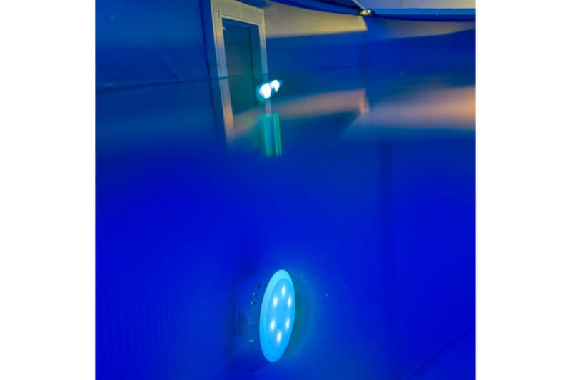 Gre LED-lampa för pooler ovan jord vit & blå LEDRC - Poolbelysning - Utomhusbelysning - Altanbelysning