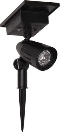 Powerspot Solcellsspotlight 9 cm - svart - Belysning & el - Utomhusbelysning - Solcellslampa & solcellsbelysning