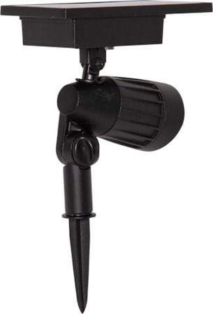Powerspot Solcellsspotlight 9 cm - svart - Belysning & el - Utomhusbelysning - Solcellslampa & solcellsbelysning