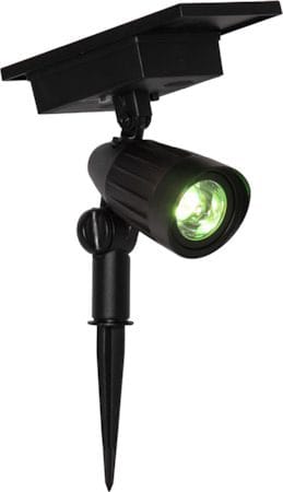 Powerspot Solcellsspotlight 9 cm - svart - Belysning & el - Utomhusbelysning - Solcellslampa & solcellsbelysning