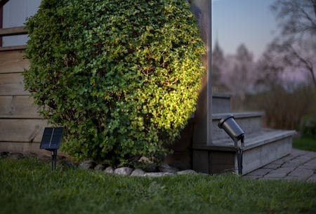 Powerspot SolcellsSpotlight 9 cm - svart - Belysning & el - Utomhusbelysning - Solcellslampa & solcellsbelysning