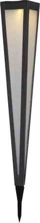 Pyramis Solcellspollare 61 cm, svart