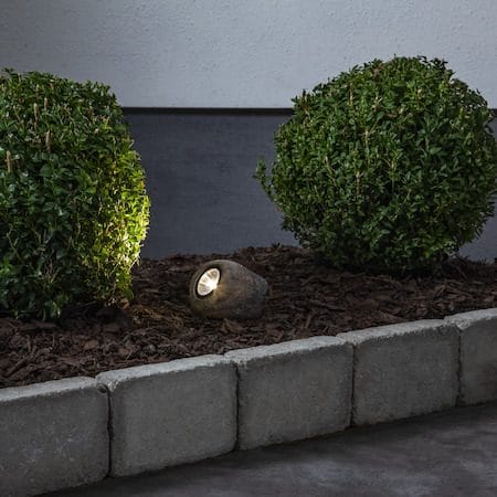 Rocky Solcellsspotlight 11 cm - grå - Belysning & el - Utomhusbelysning - Solcellslampa & solcellsbelysning