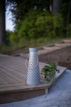 Romby Solcellslykta 38,5 cm - grå - Belysning & el - Utomhusbelysning - Solcellslampa & solcellsbelysning