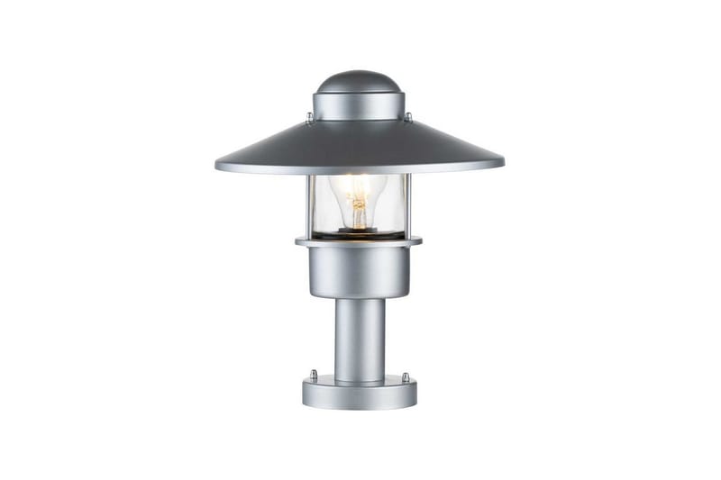 Sockellampa Elstead Lighting Klampenborg Silver - Silver - Belysning & el - Utomhusbelysning - Stolplykta