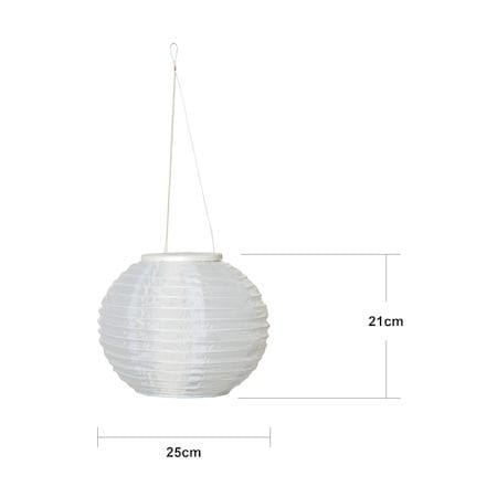 Festival Solcellsdekoration 25 cm - vit - Belysning & el - Utomhusbelysning - Solcellslampa & solcellsbelysning