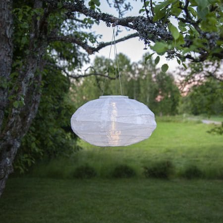 Festival Solcellsdekoration 35 cm - vit - Belysning & el - Utomhusbelysning - Solcellslampa & solcellsbelysning