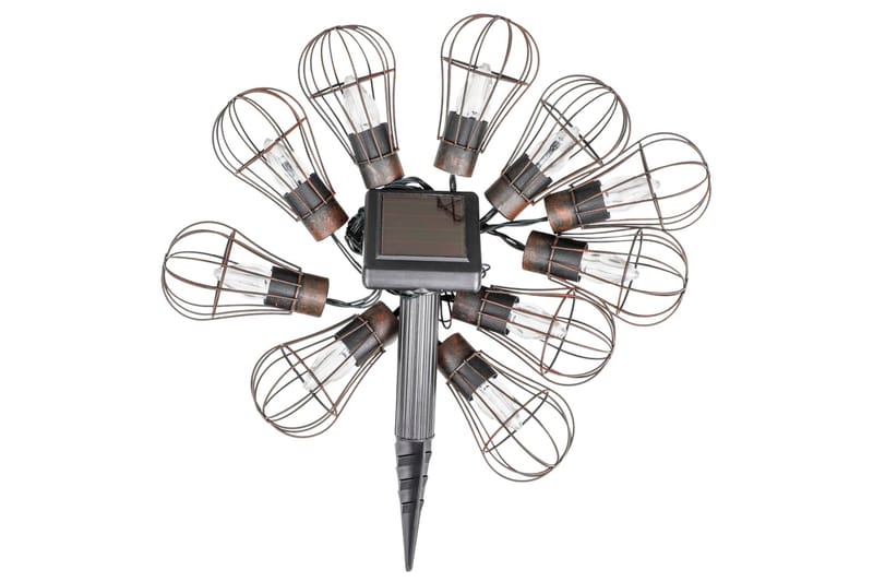 HI Trädgårdsbelysning solcell LED 10-pack 5,5 cm - Brun - Belysning & el - Utomhusbelysning - Solcellslampa & solcellsbelysning