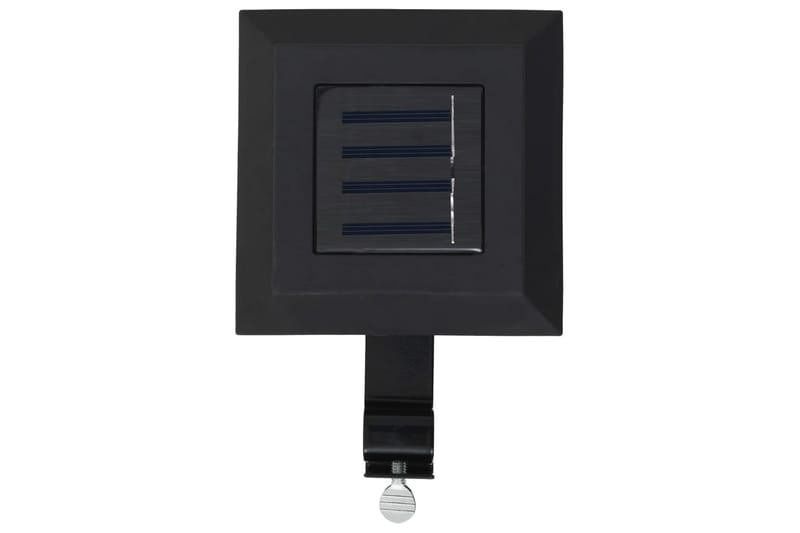 Solcellslampor 12 st LED fyrkantiga 12 cm svart - be Basic - Solcellslampa & solcellsbelysning - Utomhusbelysning