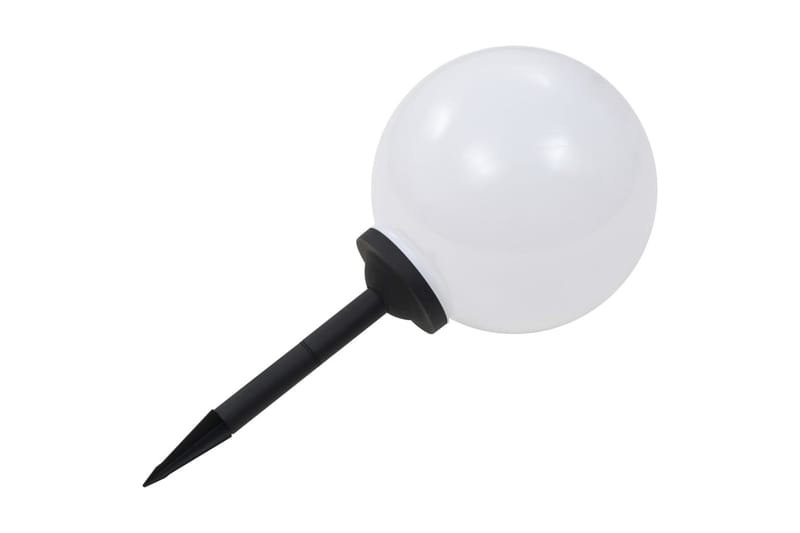 Sollampa LED set 2 st sfäriska 30 cm RGB - Vit - Belysning & el - Utomhusbelysning - Solcellslampa & solcellsbelysning
