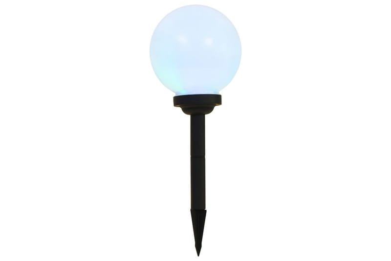 Sollampa LED set 3 st sfäriska 20 cm RGB - Vit - Utomhusbelysning - Solcellslampa & solcellsbelysning
