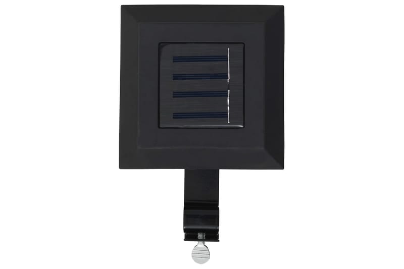 Sollampa LED set 6 st fyrkantig 12 cm svart - be Basic - Solcellslampa & solcellsbelysning - Utomhusbelysning
