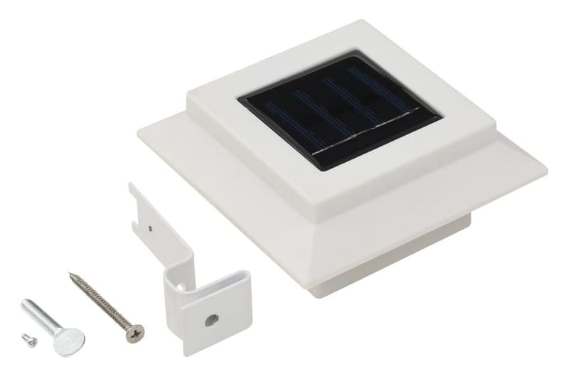 Sollampa LED set 6 st fyrkantig 12 cm vit - be Basic - Belysning & el - Utomhusbelysning - Solcellslampa & solcellsbelysning