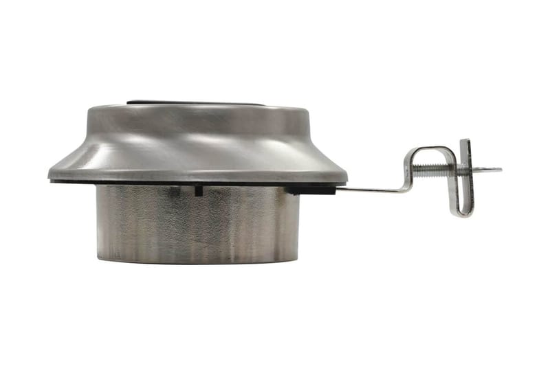 Sollampa LED set 6 st rund 12 cm vit - Silver - Belysning & el - Utomhusbelysning - Solcellslampa & solcellsbelysning