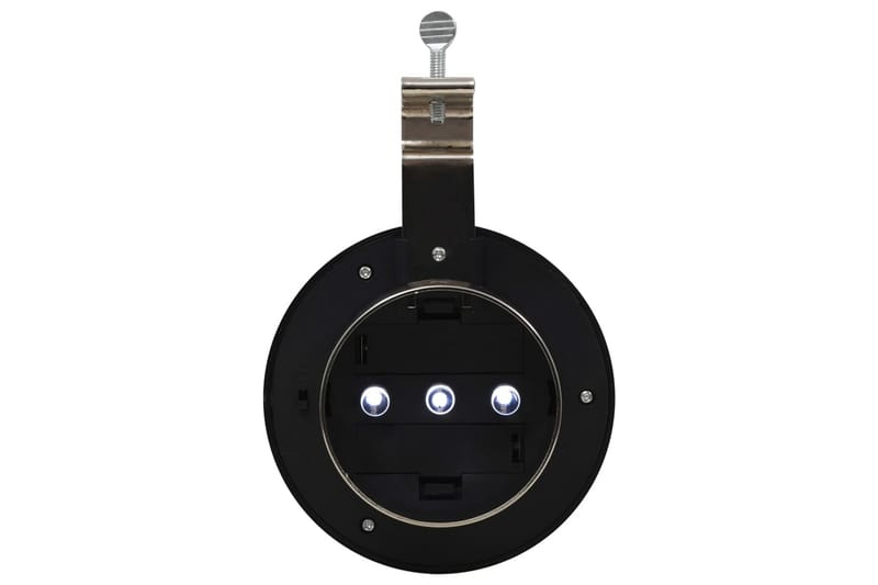 Sollampa LED set 6 st rund 12 cm vit - Silver - Belysning & el - Utomhusbelysning - Solcellslampa & solcellsbelysning