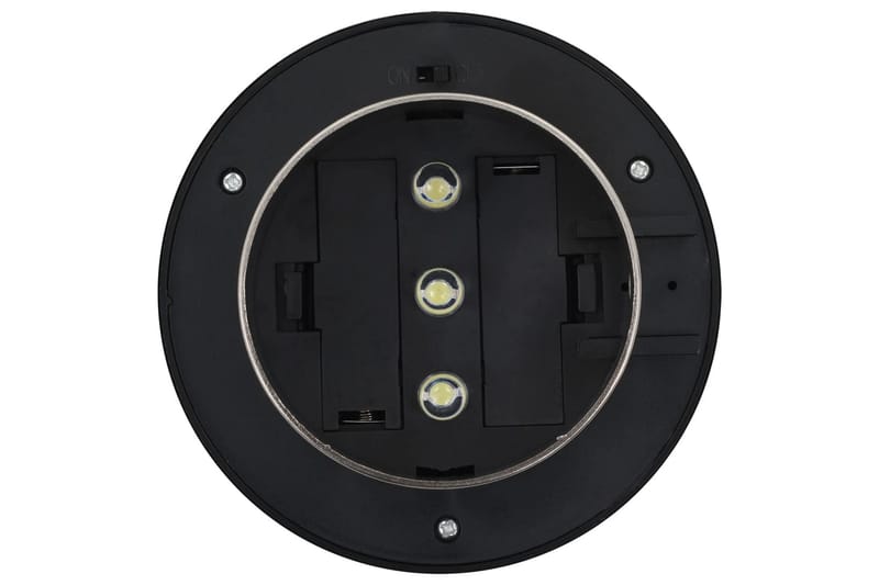Sollampa LED set 6 st rund 12 cm vit - Silver - Belysning & el - Utomhusbelysning - Solcellslampa & solcellsbelysning