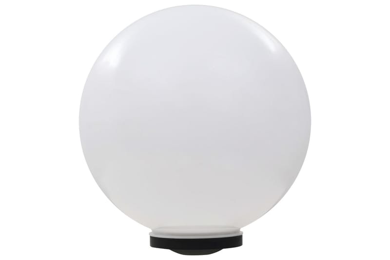 Solcellslampor med LED 2 st sfäriska 50 cm RGB - Vit - Belysning & el - Utomhusbelysning - Solcellslampa & solcellsbelysning