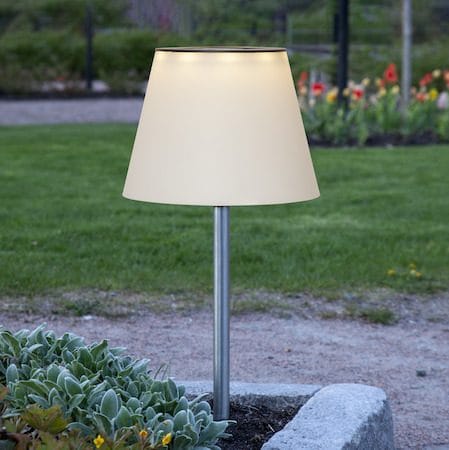 Solini Solcellslampa 90 cm - vit/silver - Belysning & el - Utomhusbelysning - Solcellslampa & solcellsbelysning