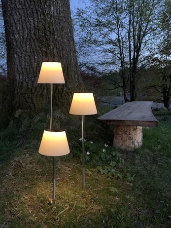 Solini Solcellslampa 90 cm - vit/silver - Belysning & el - Utomhusbelysning - Solcellslampa & solcellsbelysning