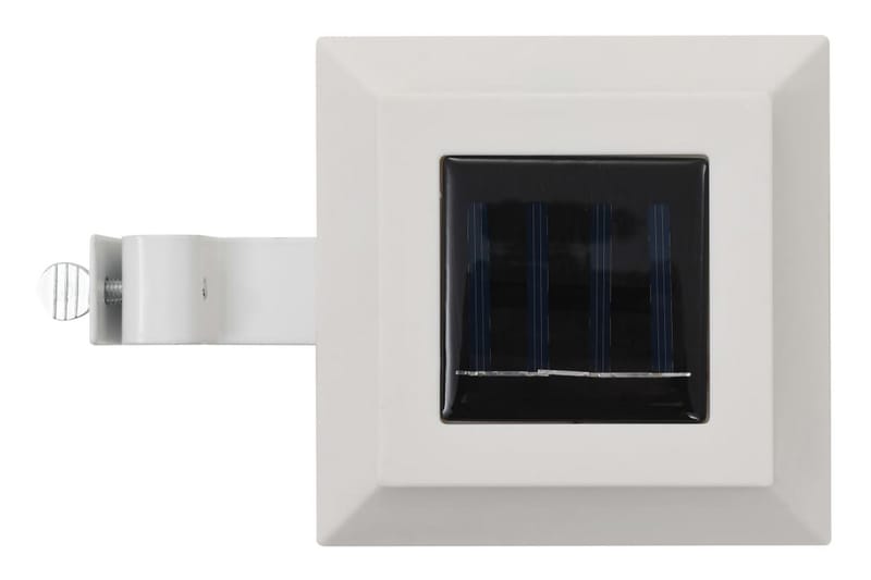 Sollampa LED set 6 st fyrkantig 12 cm vit - be Basic - Solcellslampa & solcellsbelysning - Utomhusbelysning
