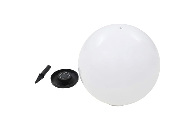 Sollampa LED sfärisk 50 cm RGB - Vit - Belysning & el - Utomhusbelysning - Solcellslampa & solcellsbelysning