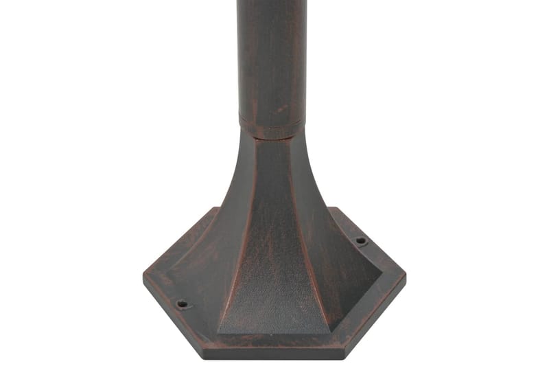 Lyktstolpar för trädgård 6 st E27 110 cm aluminium brons - be Basic - Belysning & el - Utomhusbelysning - Stolplykta