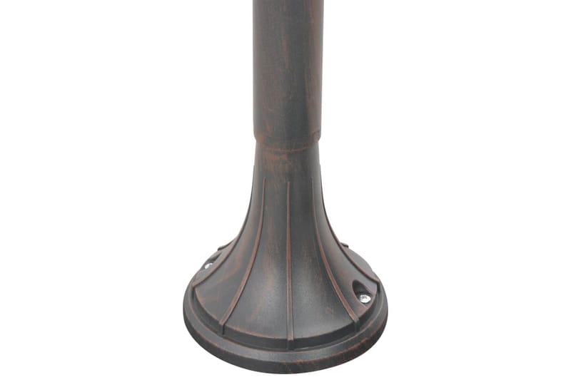 Lyktstolpe för trädgård E27 120 cm aluminium brons - be Basic - Belysning & el - Utomhusbelysning - Stolplykta