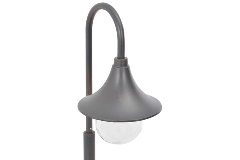 Lyktstolpe för trädgård E27 120 cm aluminium brons - be Basic - Belysning & el - Utomhusbelysning - Stolplykta