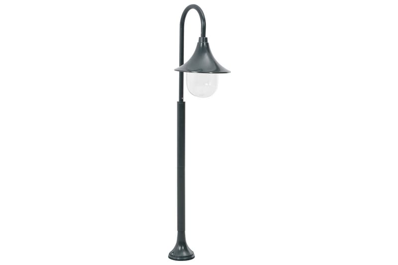 Lyktstolpe för trädgård E27 120 cm aluminium mörkgrön - be Basic - Belysning & el - Utomhusbelysning - Stolplykta