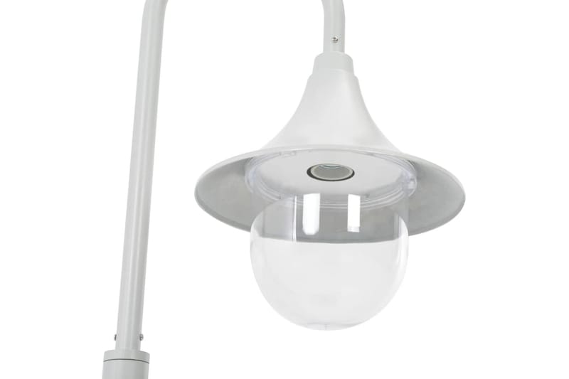 Lyktstolpe för trädgård E27 120 cm aluminium vit - be Basic - Belysning & el - Utomhusbelysning - Stolplykta