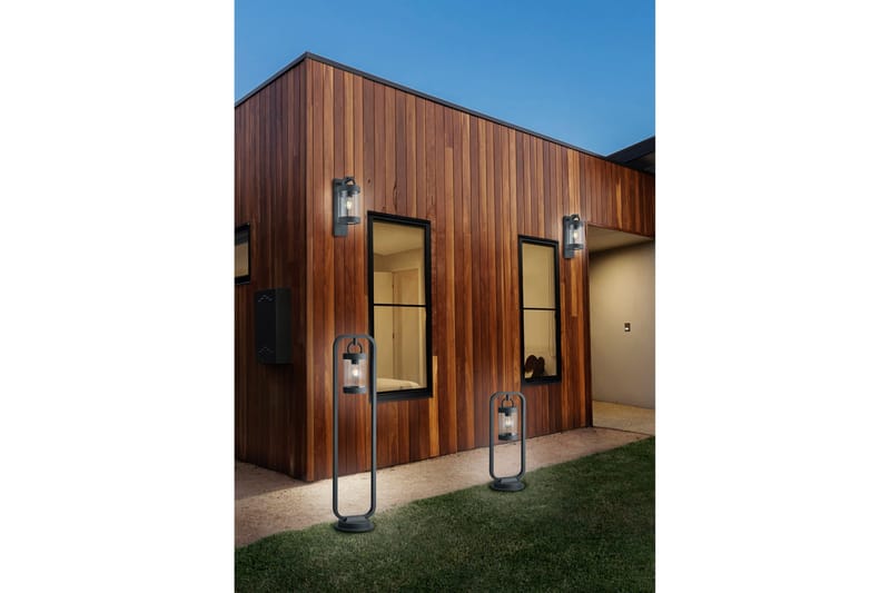 Sambesi Pollare 100 cm E27 antracit - Antracit - Belysning & el - Utomhusbelysning - Stolplykta