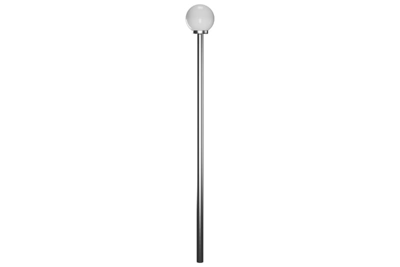 Trädgårdslampa 2 lampor 220 cm - Vit - Belysning & el - Utomhusbelysning - Stolplykta