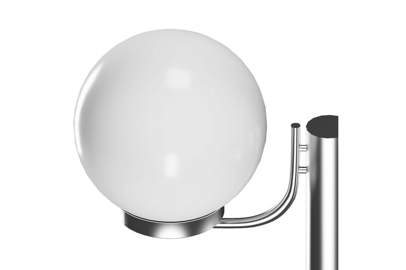 Trädgårdslampa 2 lampor 220 cm - Vit - Belysning & el - Utomhusbelysning - Stolplykta