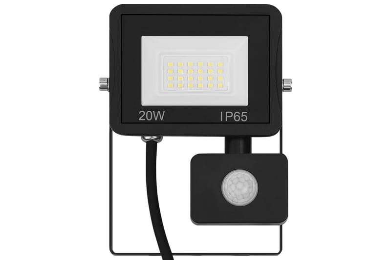 Strålkastare med sensor 20 W LED varmvit - be Basic - Belysning & el - Utomhusbelysning