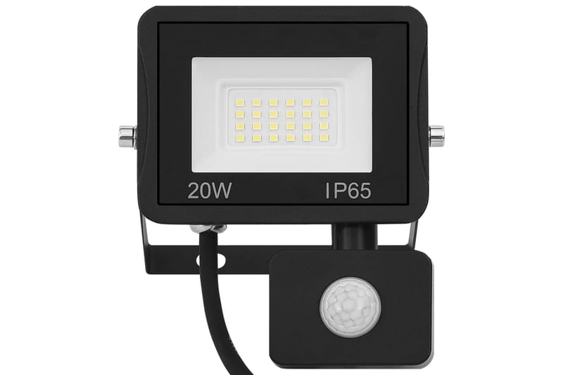 Strålkastare med sensor 20 W LED varmvit - be Basic - Belysning & el - Utomhusbelysning