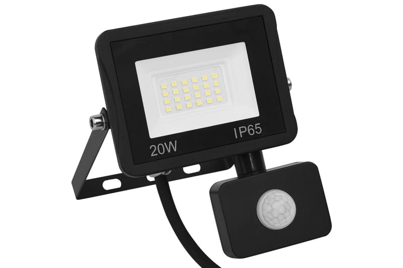 Strålkastare med sensor 20 W LED varmvit - be Basic - Belysning & el - Utomhusbelysning