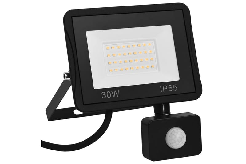 Strålkastare med sensor 30 W LED kallvit - be Basic - Belysning & el - Utomhusbelysning