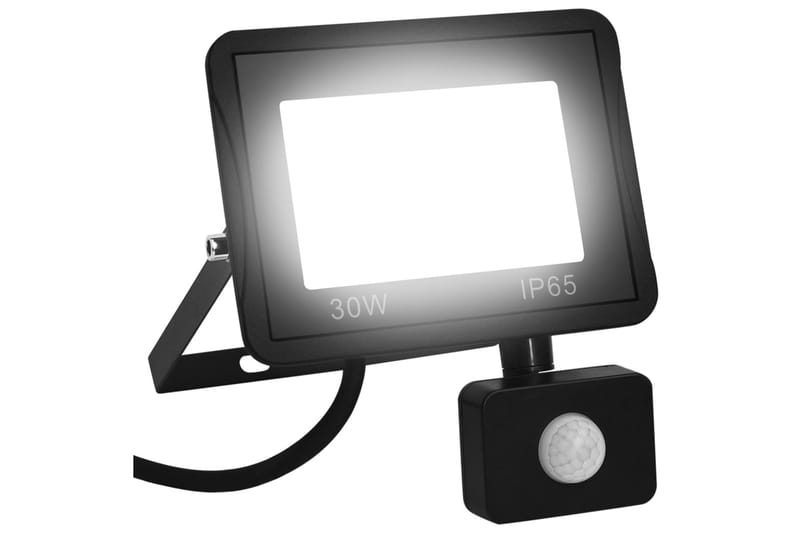 Strålkastare med sensor 30 W LED kallvit - be Basic - Belysning & el - Utomhusbelysning