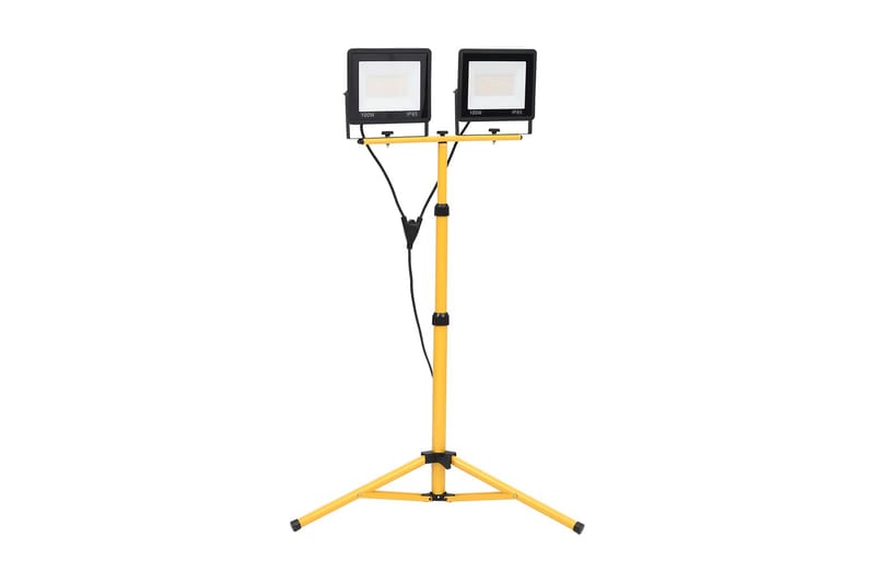 Strålkastare med stativ 2x100 W LED kallvit - be Basic - Belysning & el - Utomhusbelysning