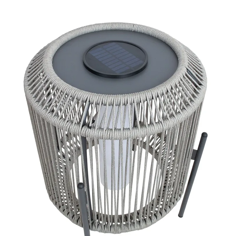 Trädgårdslampa Bredami med solpanel - Grå - Belysning & el - Utomhusbelysning - Solcellslampa & solcellsbelysning