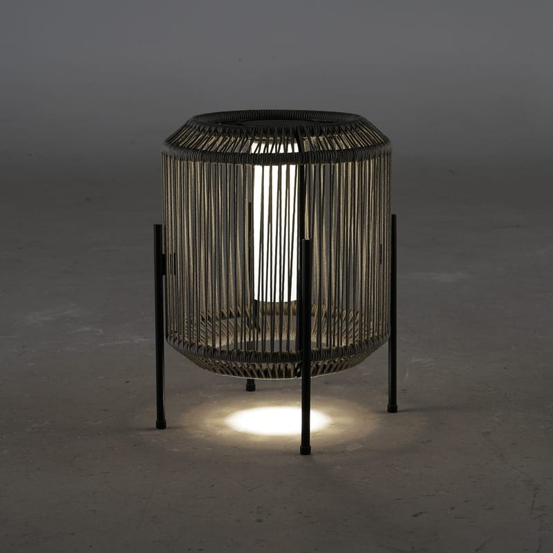 Trädgårdslampa Bredami med solpanel - Grå - Belysning & el - Utomhusbelysning - Solcellslampa & solcellsbelysning