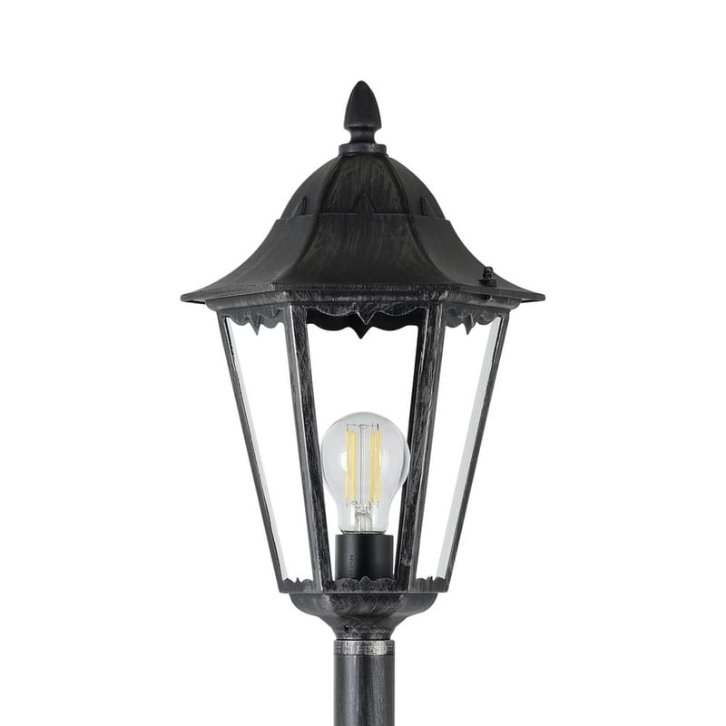 Trädgårdslykta Navedo - Svart/Silverpatina, 1200 mm - Belysning & el - Utomhusbelysning - Stolplykta