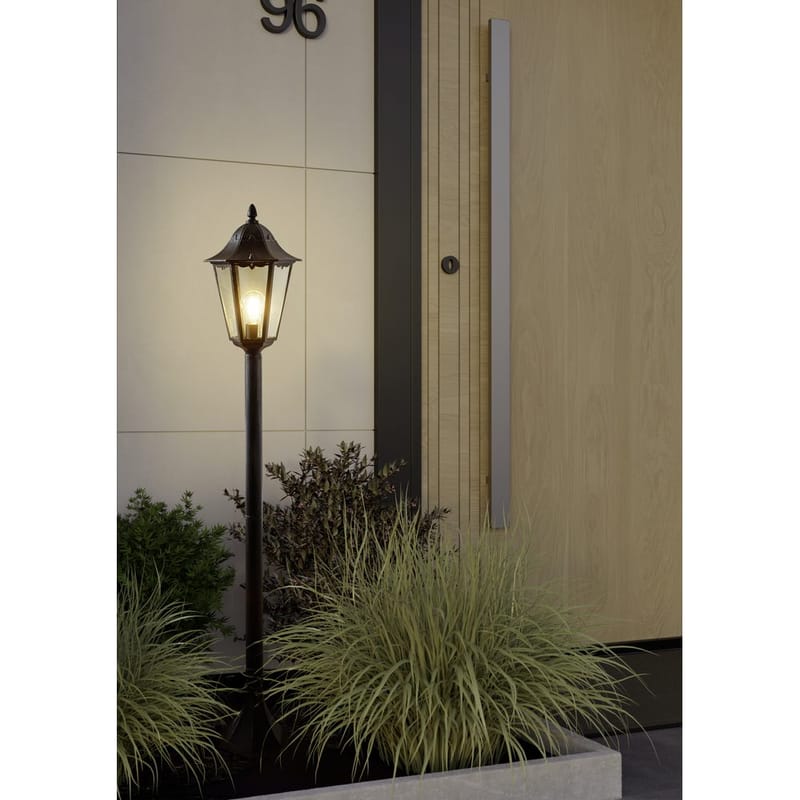 Trädgårdslykta Navedo - Svart/Silverpatina, 1200 mm - Belysning & el - Utomhusbelysning - Stolplykta