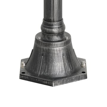 Trädgårdslykta Navedo - Svart/Silverpatina, 2000 mm - Belysning & el - Utomhusbelysning - Stolplykta