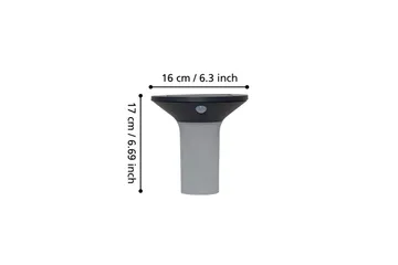 Vägglampa Utebelysning Eglo Corbezzola med Sensor - Antracit/Vit - Belysning & el - Utomhusbelysning - Solcellslampa & solcellsbelysning