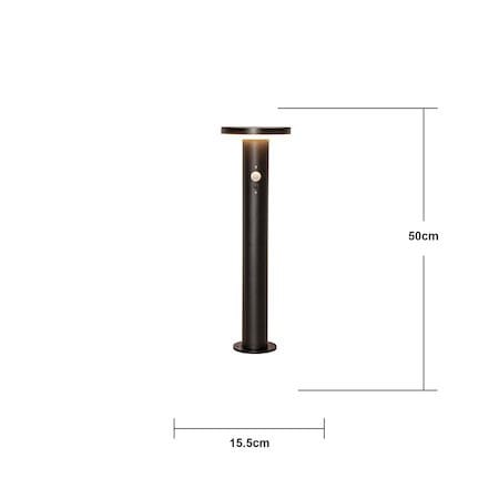 Valletta Solcellspollare 50 cm - svart - Belysning & el - Utomhusbelysning