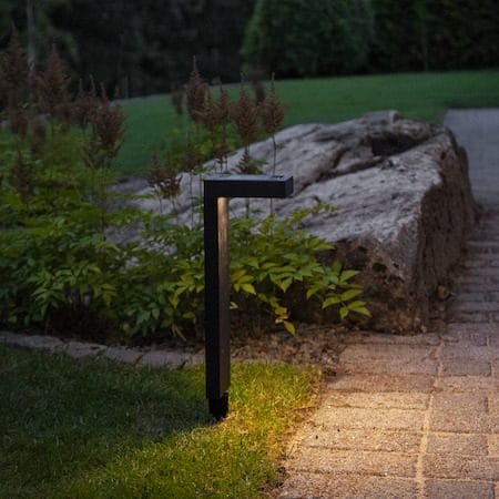 Vicini Solcellspollare 38 cm - svart - Belysning & el - Utomhusbelysning